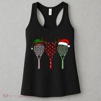 Tennis Merry Chistmas 3 Tennis Racket Christmas Women's Tank Top thumb 3