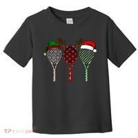 Tennis Merry Chistmas 3 Tennis Racket Christmas Toddler T-Shirt thumb 0