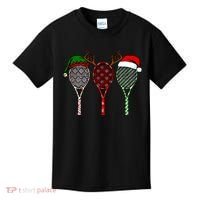 Tennis Merry Chistmas 3 Tennis Racket Christmas Kids T-Shirt thumb 0