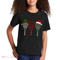 Tennis Merry Chistmas 3 Tennis Racket Christmas Kids T-Shirt thumb 2