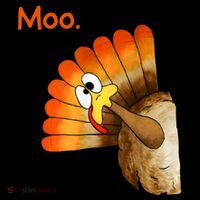 Turkey Moo Cow Funny Thanksgiving Coffee Mug thumb 5
