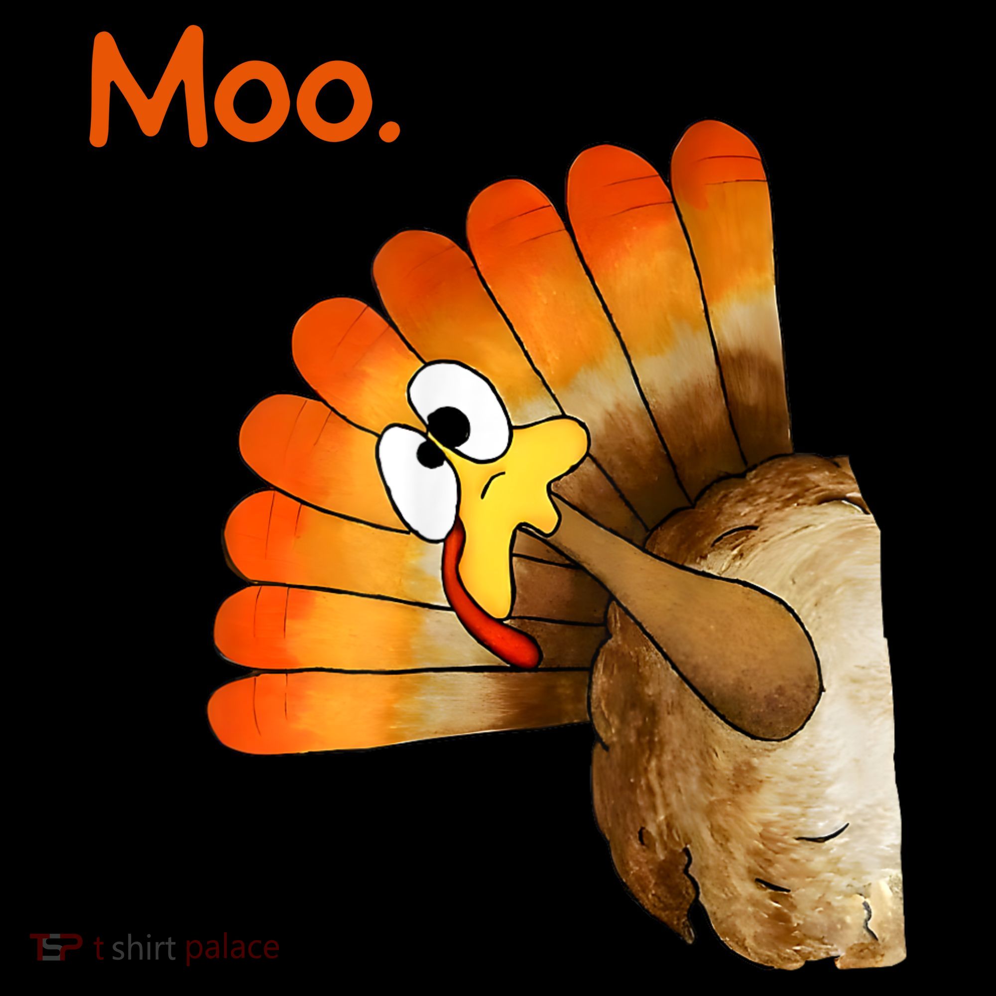 Turkey Moo Cow Funny Thanksgiving Coffee Mug