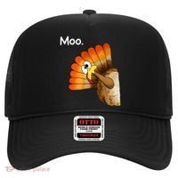 Turkey Moo Cow Funny Thanksgiving Hat thumb 0