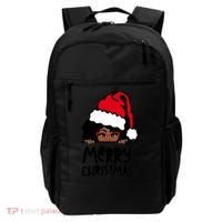 That Melanin Christmas Mrs Claus Santa Black Peeking Claus Gift Backpack thumb 0
