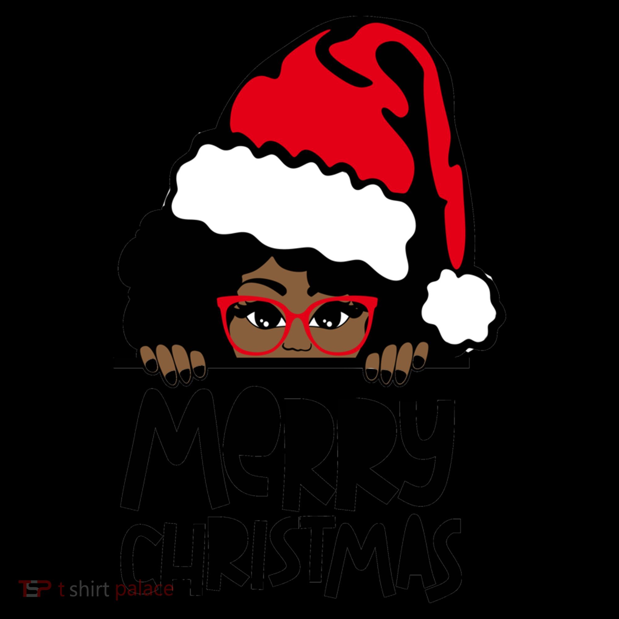 That Melanin Christmas Mrs Claus Santa Black Peeking Claus Gift Coffee Mug