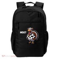 Turkey Moo Cow Funny Thanksgiving Backpack thumb 0