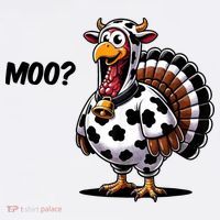 Turkey Moo Cow Funny Thanksgiving Beanie thumb 2