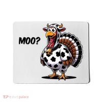 Turkey Moo Cow Funny Thanksgiving Mousepad thumb 0
