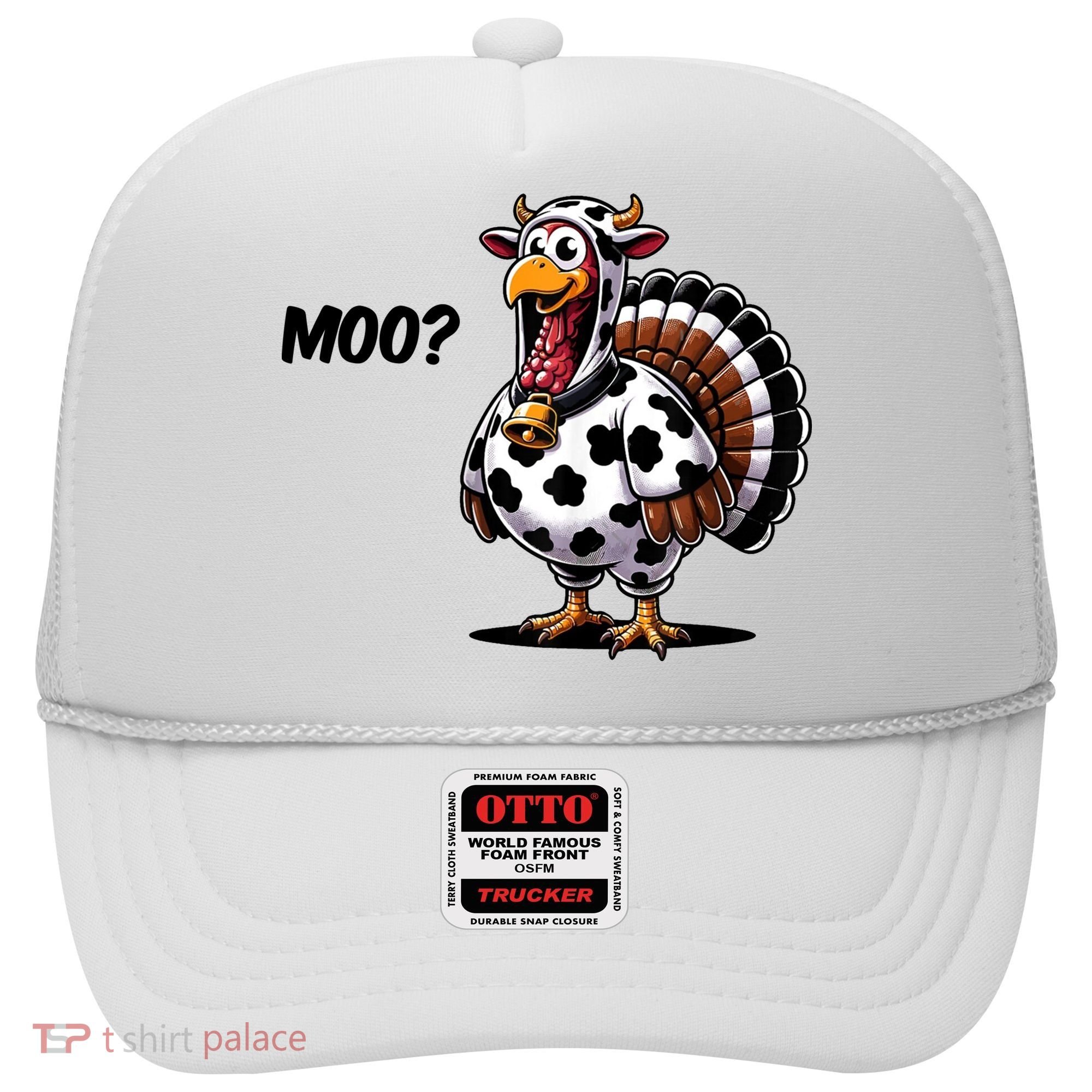 Turkey Moo Cow Funny Thanksgiving Hat