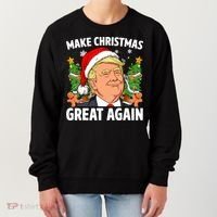 Trump Make Christmas Great Again Ugly Christmas Sweaters Women's Sweatshirt thumb 0