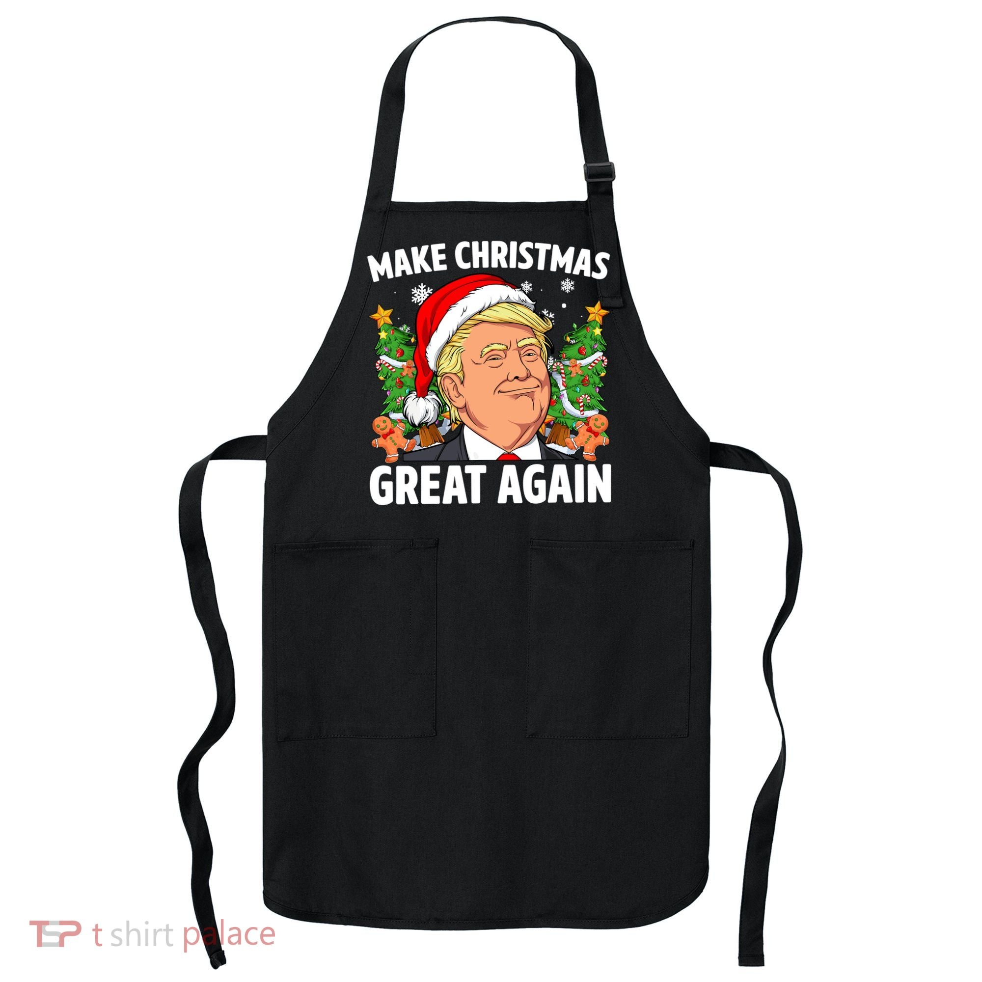 Trump Make Christmas Great Again Ugly Christmas Sweaters Apron