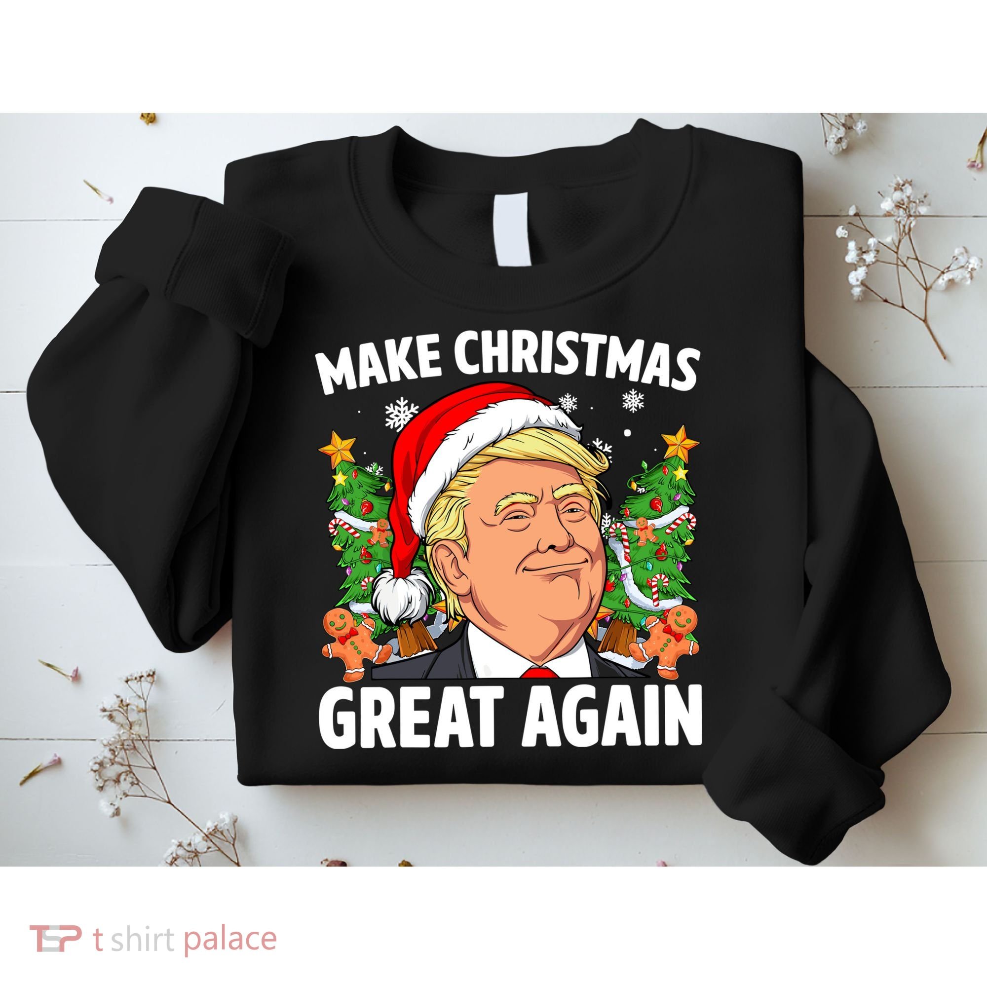 Trump Make Christmas Great Again Ugly Christmas Sweaters Sweatshirt