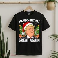 Trump Make Christmas Great Again Ugly Christmas Sweaters T-Shirt thumb 2