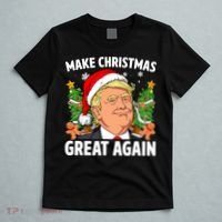Trump Make Christmas Great Again Ugly Christmas Sweaters T-Shirt thumb 5