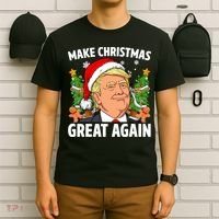 Trump Make Christmas Great Again Ugly Christmas Sweaters T-Shirt thumb 6