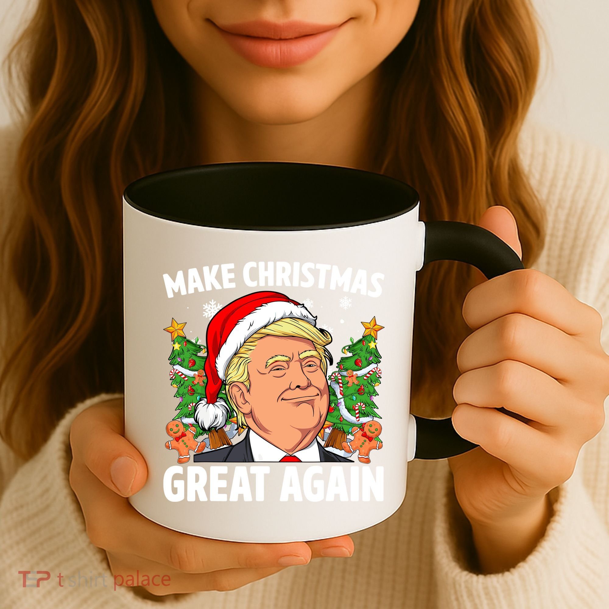Trump Make Christmas Great Again Ugly Christmas Sweaters Coffee Mug