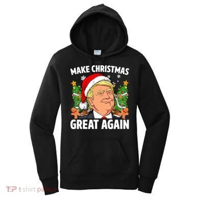 Trump Make Christmas Great Again Ugly Christmas Sweaters Women's Hoodie
