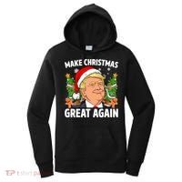 Trump Make Christmas Great Again Ugly Christmas Sweaters Women's Hoodie thumb 0