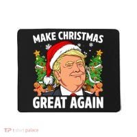 Trump Make Christmas Great Again Ugly Christmas Sweaters Mousepad thumb 0