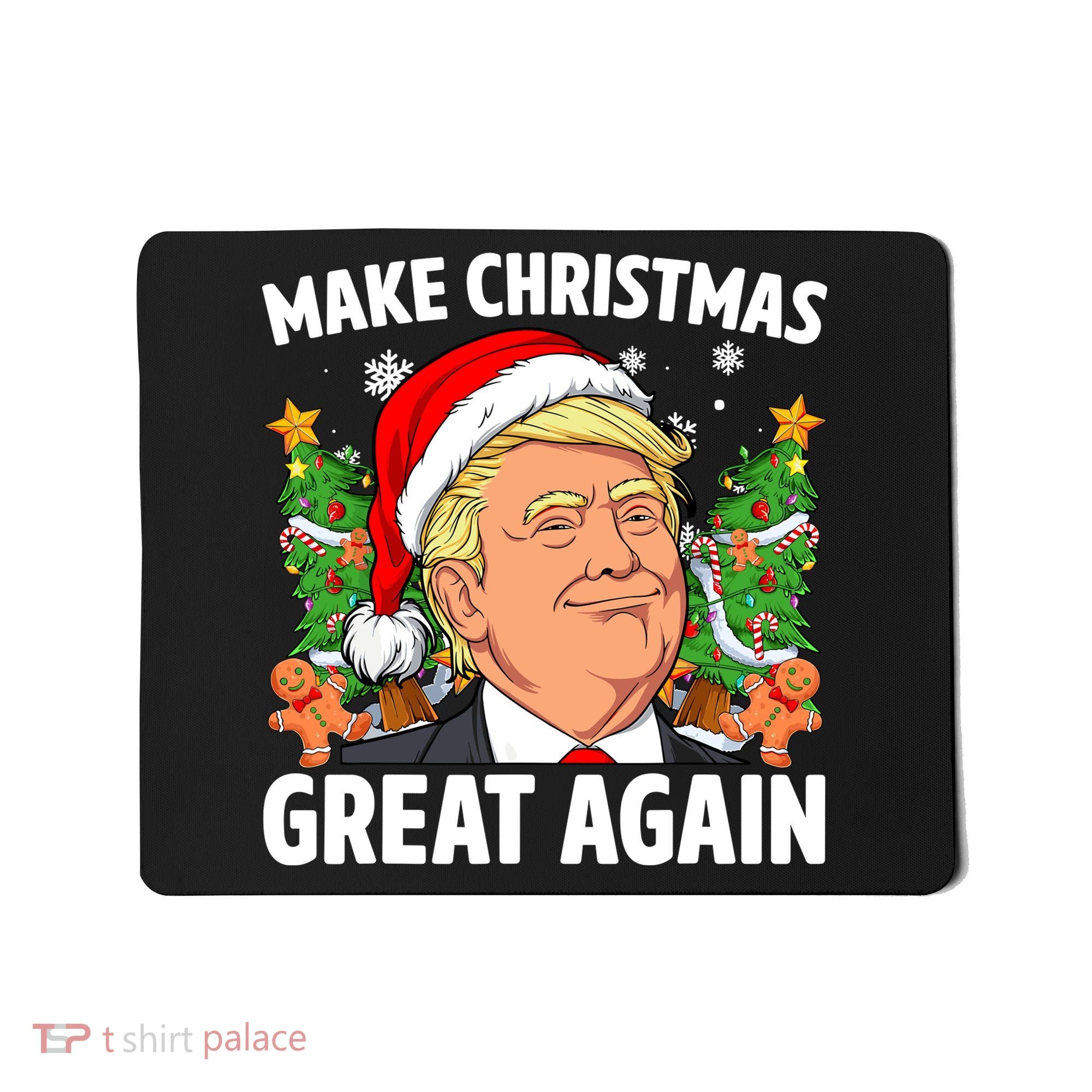 Trump Make Christmas Great Again Ugly Christmas Sweaters Mousepad