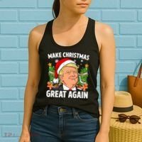 Trump Make Christmas Great Again Ugly Christmas Sweaters Women's Tank Top thumb 2