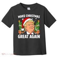 Trump Make Christmas Great Again Ugly Christmas Sweaters Toddler T-Shirt thumb 0