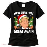 Trump Make Christmas Great Again Ugly Christmas Sweaters Women's T-Shirt thumb 0