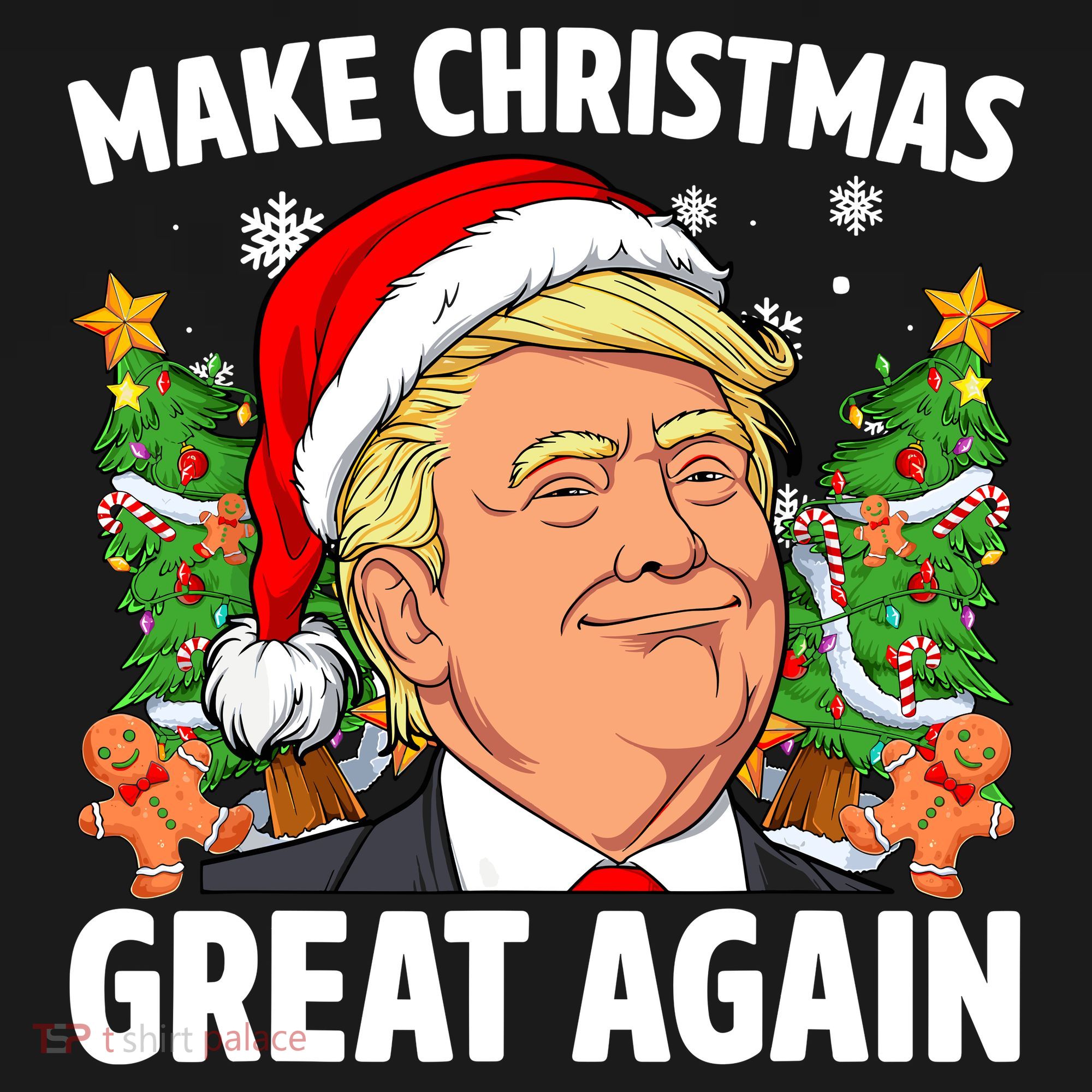 Trump Make Christmas Great Again Ugly Christmas Sweaters Kids Hoodie
