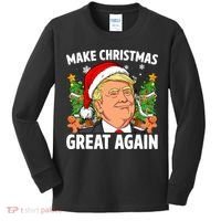 Trump Make Christmas Great Again Ugly Christmas Sweaters Kids Long Sleeve Shirt thumb 0