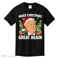 Trump Make Christmas Great Again Ugly Christmas Sweaters Kids T-Shirt thumb 0