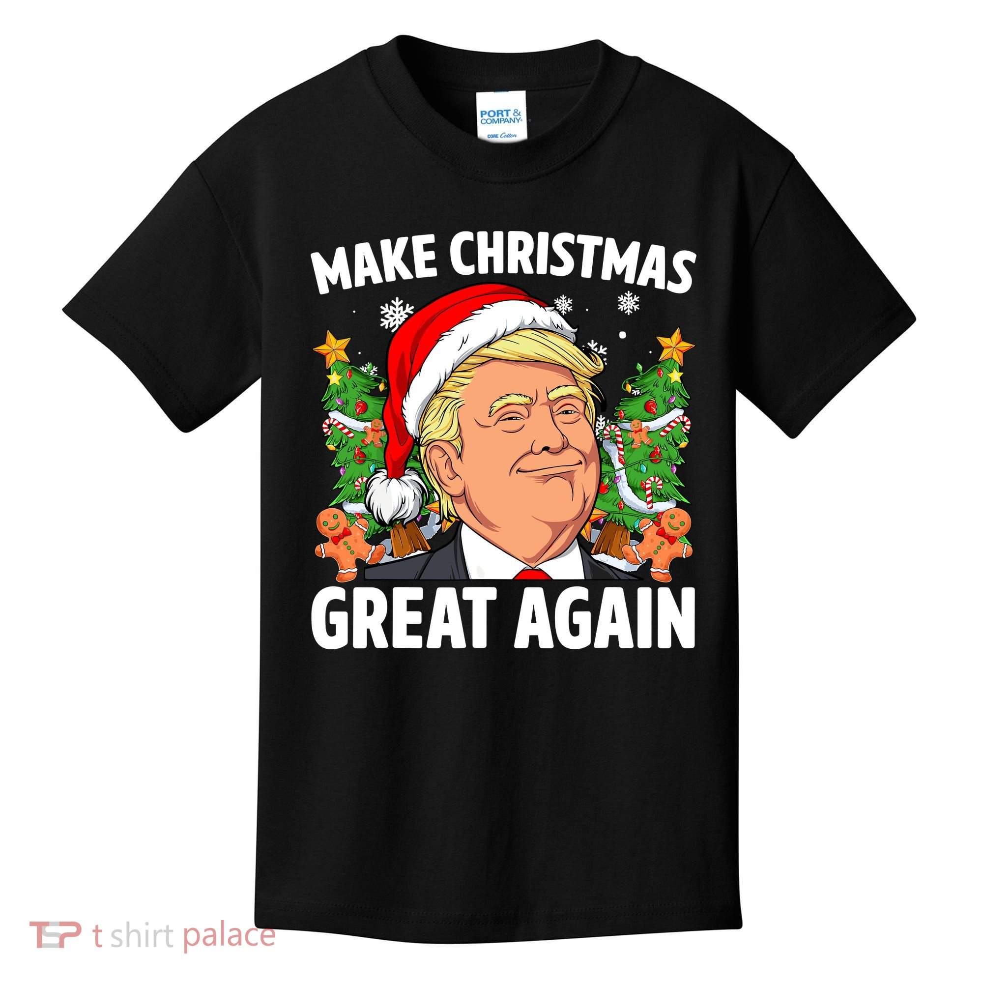 Trump Make Christmas Great Again Ugly Christmas Sweaters Kids T-Shirt