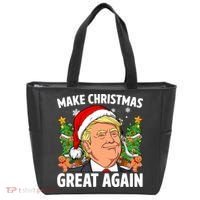 Trump Make Christmas Great Again Ugly Christmas Sweaters Tote Bag thumb 0