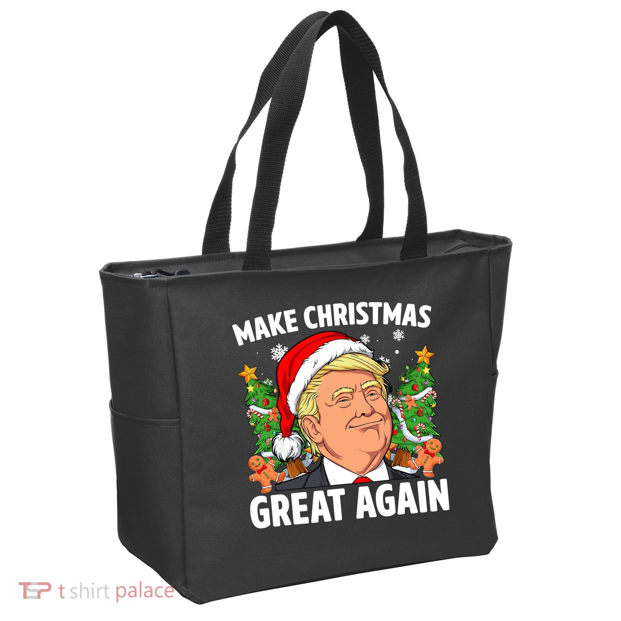 Trump Make Christmas Great Again Ugly Christmas Sweaters Tote Bag