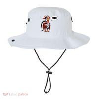 Turkey Moo Cow Funny Thanksgiving Bucket Hat thumb 0