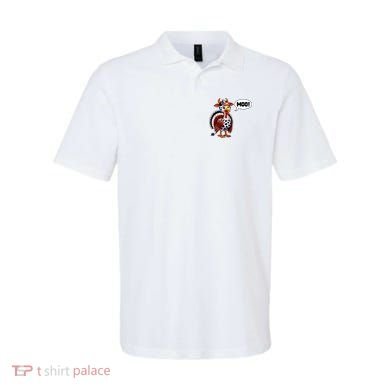 Turkey Moo Cow Funny Thanksgiving Polo
