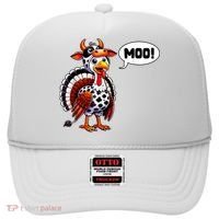 Turkey Moo Cow Funny Thanksgiving Hat thumb 0