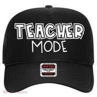 Teacher Mode Cute Back To School Hat thumb 0