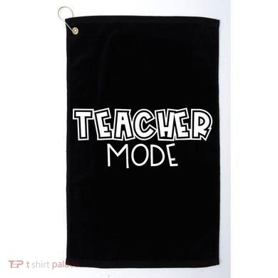 Teacher Mode Cute Back To School Golf Towel