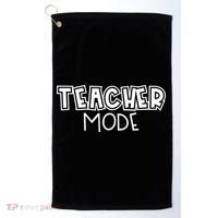 Teacher Mode Cute Back To School Golf Towel thumb 0