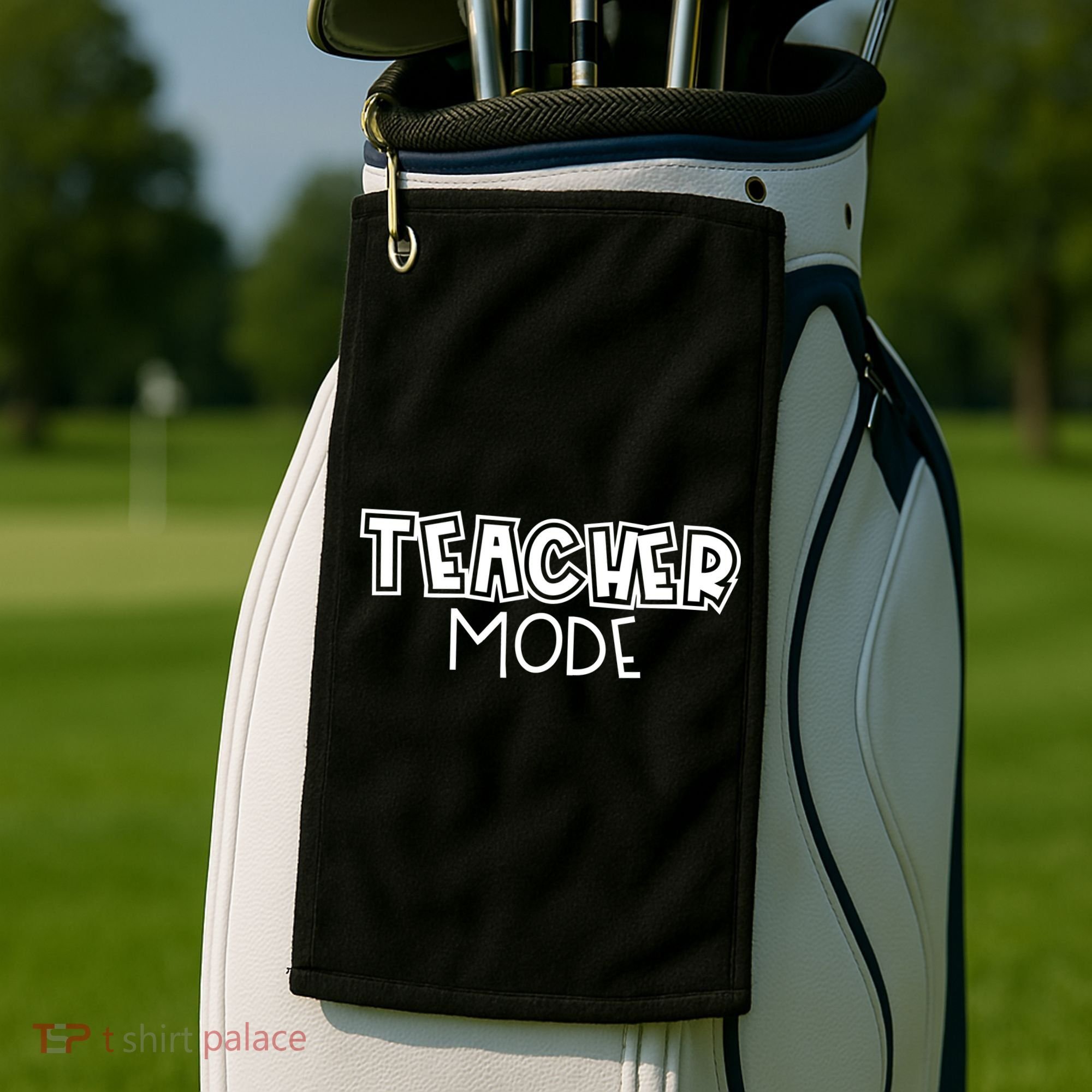 Teacher Mode Cute Back To School Golf Towel