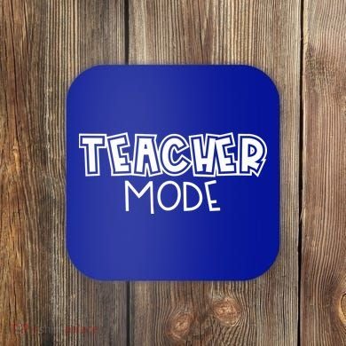Teacher Mode Cute Back To School Coaster