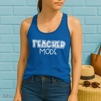 Teacher Mode Cute Back To School Women's Tank Top thumb 2