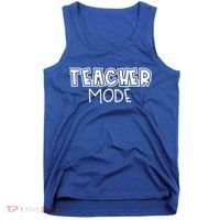 Teacher Mode Cute Back To School Tank Top thumb 0