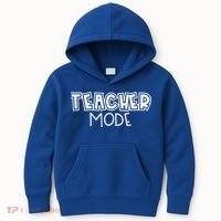 Teacher Mode Cute Back To School Kids Hoodie thumb 0