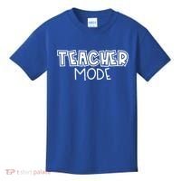 Teacher Mode Cute Back To School Kids T-Shirt thumb 0