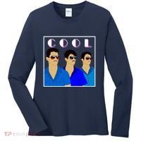 Three Migos Cool Mafia Gangster Women's Long Sleeve Shirt thumb 0