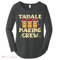 Tamale Making Crew Tamale Season Funny Mexican Christmas Women's Perfect Tri Tunic Long Sleeve Shirt thumb 0
