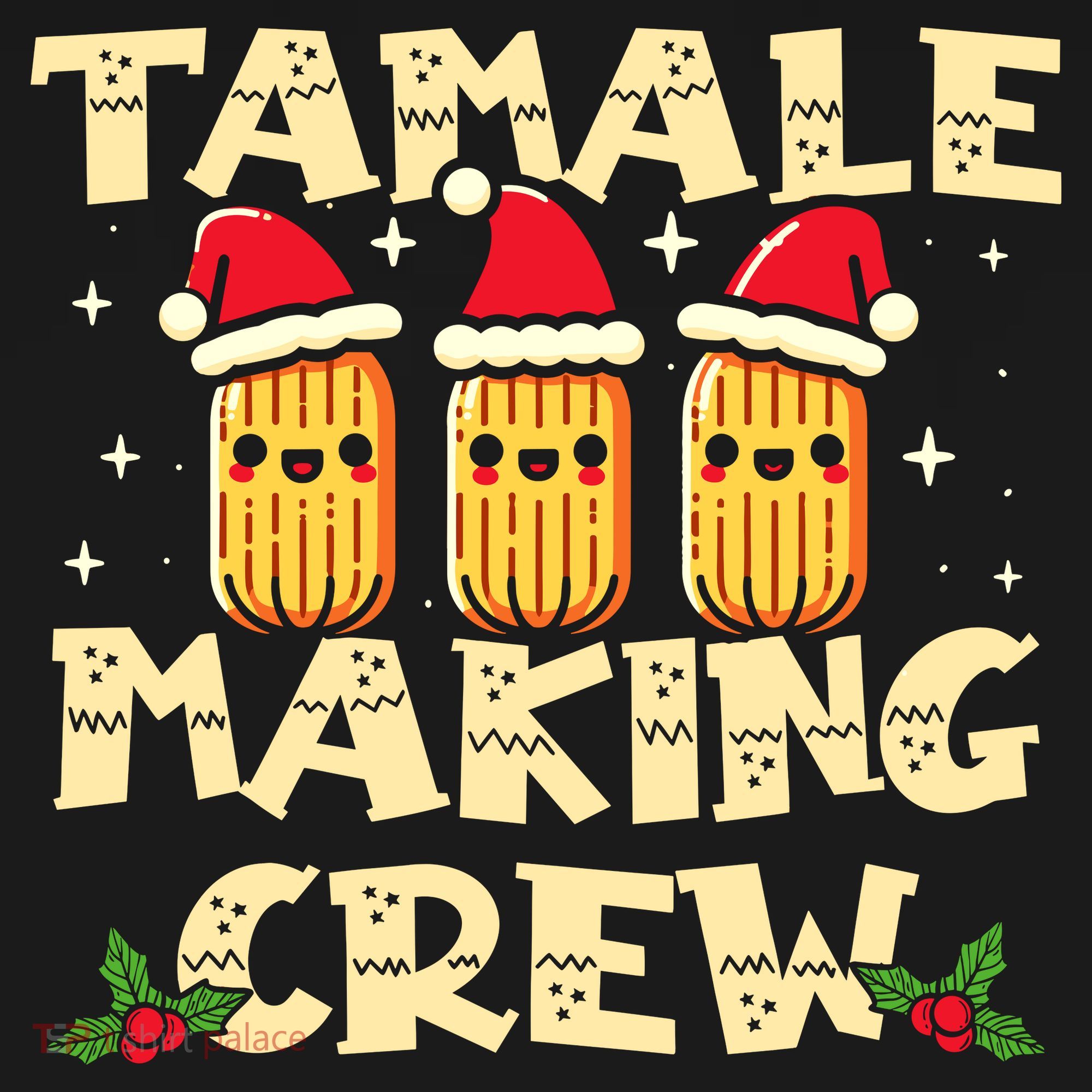 Tamale Making Crew Tamale Season Funny Mexican Christmas Women's Hoodie