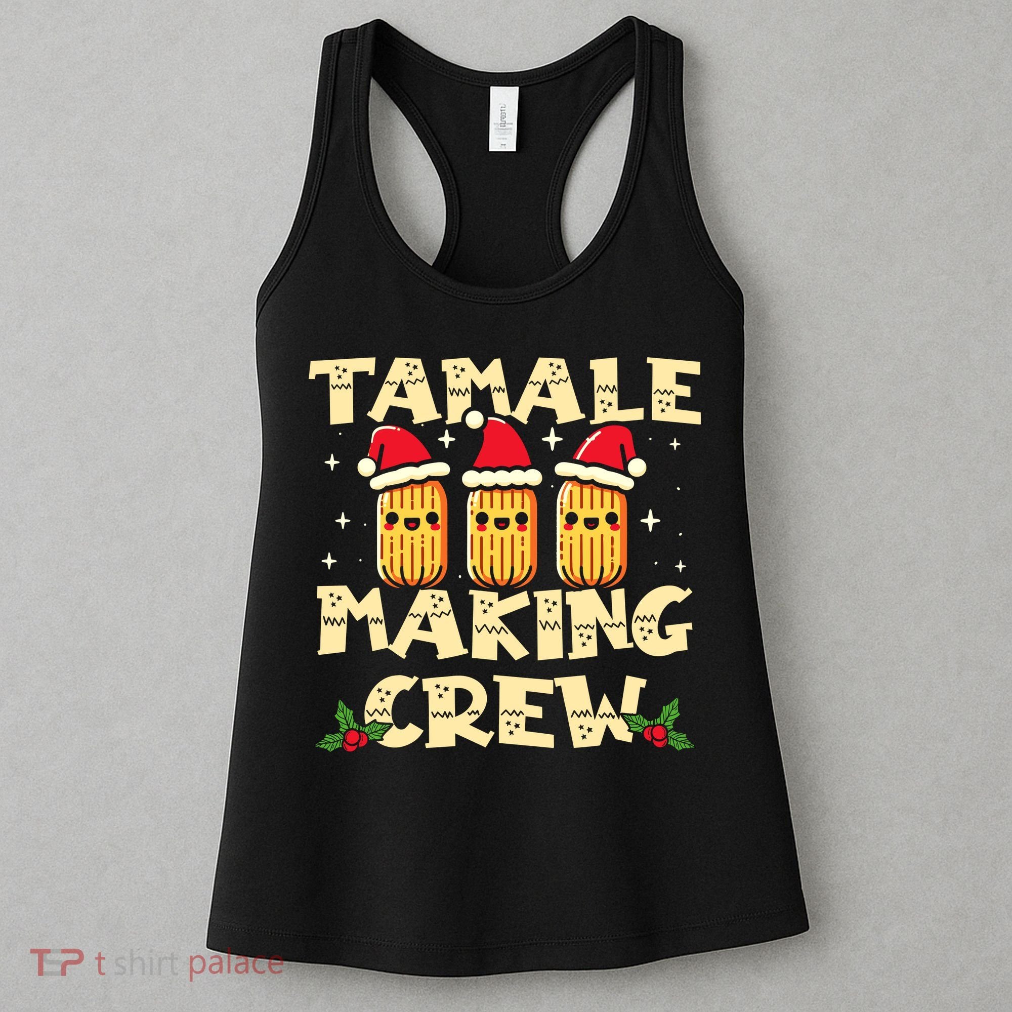 Tamale Making Crew Tamale Season Funny Mexican Christmas Women's Tank Top