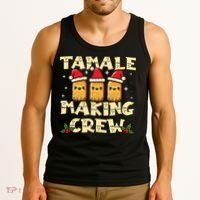 Tamale Making Crew Tamale Season Funny Mexican Christmas Tank Top thumb 3